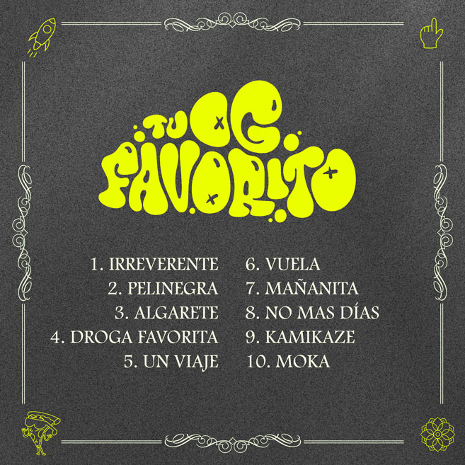 Tracklist de "Tu OG Favorito", primer álbum de Kapo