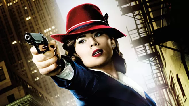 Hayley Atwell como la Agente Peggy Carter en Marvel's Agent Carter