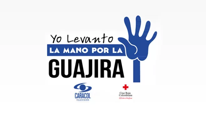Logo campaña “Yo levanto la mano por La Guajira”