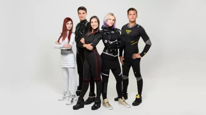 Viviana Santos, Martín Barba, María Gabriela de Faría, Isabella Castillo, Andrés Mercado, elenco de 'Yo soy Franky', serie de Nickelodeon