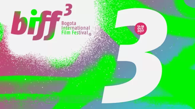 Logo BIFF 3 en colores neón