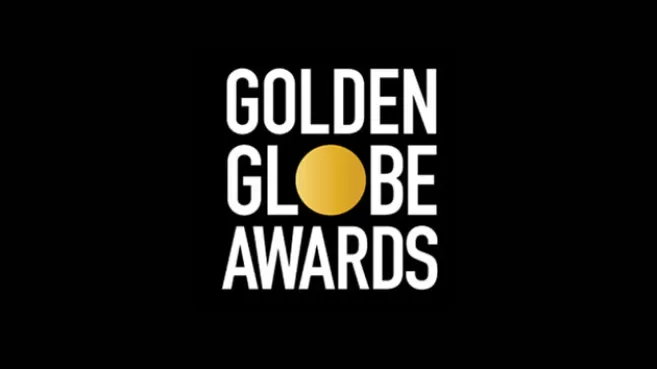 Logo de los Golden Globe Awards con fondo negro