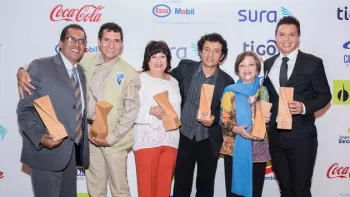 Titanes Caracol 2015 - Edwin Núñez, Luis Lizarazo, María Teresa Mosquera, Fredy Rivera, María Teresa Rodriguez y Juan David Martínez