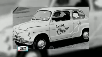 Carro antiguo promocionando Chupa Chups