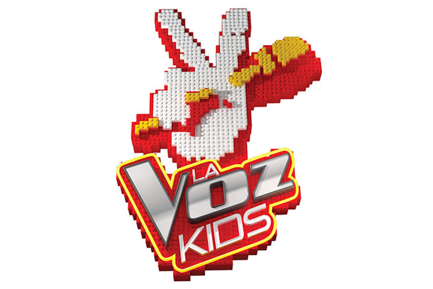 Logo La Voz Kids - Lego