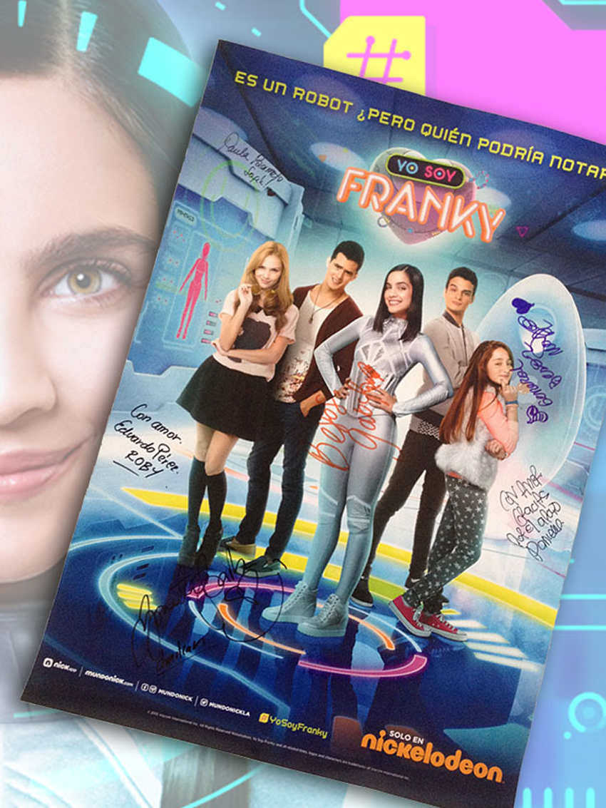 Póster de Yo soy Franky autografiado