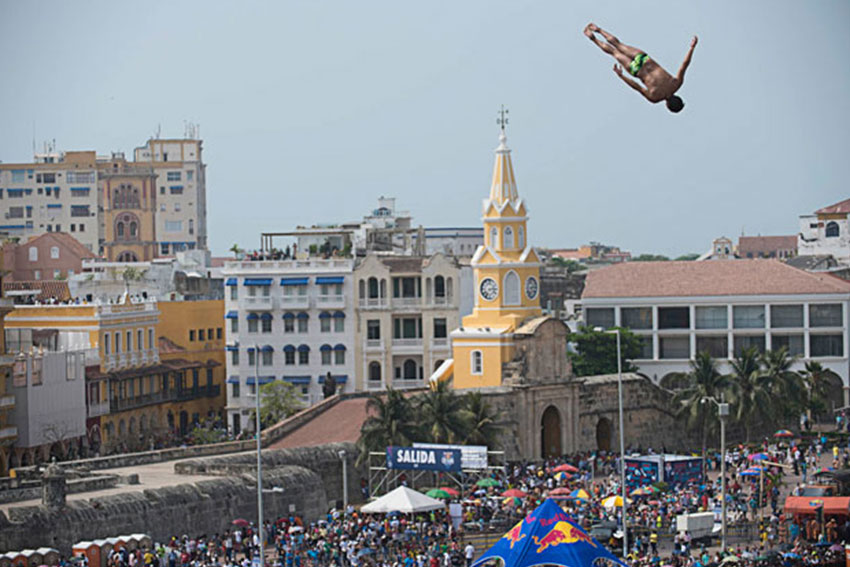 Red Bull Cliff Diving 2015 - Cartagena - Día 2. Foto: Camilo Rozo