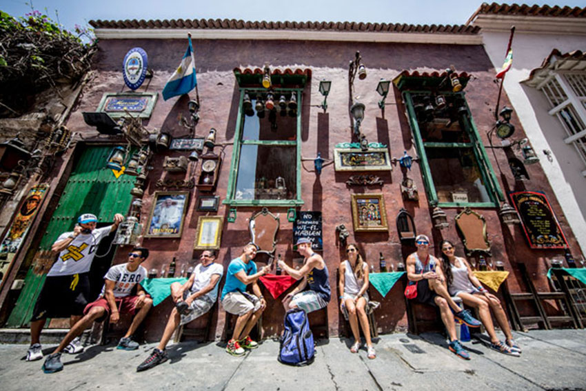 Red Bull Cliff Diving 2015 - Cartagena - Junior Diver, Sergio Guzman Ruvalcaba, Jose Antonio Martinez, Jorge Ferzuli, Andy Jones, David Colturi - Foto: Dean Treml
