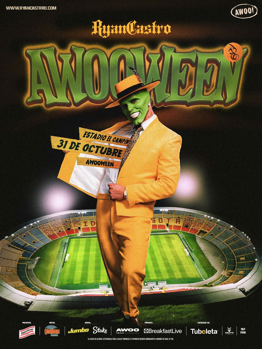 Poster Ryan Castro "Awooween"