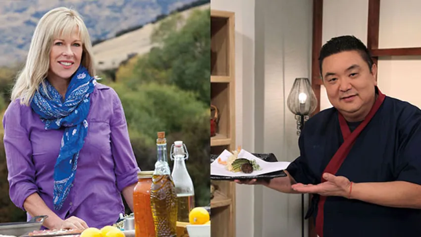 Annabel Langbein y Iwao Komiyama