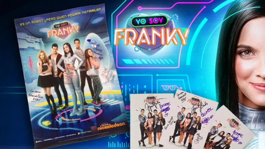 Póster y postales de Yo soy Franky, autografiados