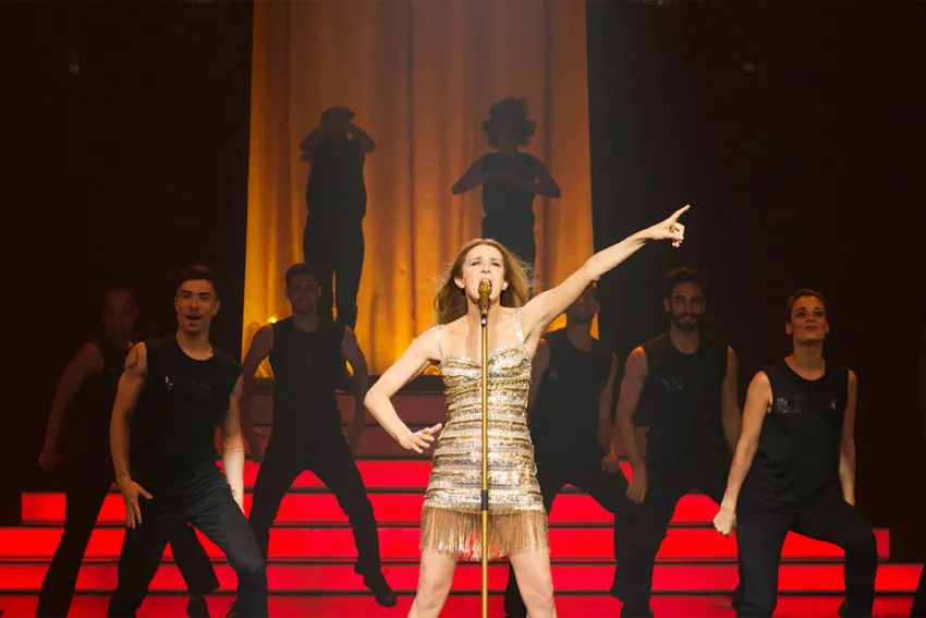 Escena de Aline: la voz del amor, biopic de Céline Dion