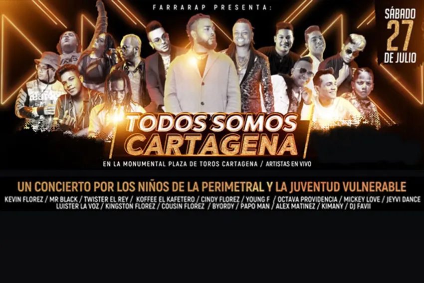 Todos Somos Cartagena, el Concierto de Kevin Flórez en pro de los niños de la Perimetral