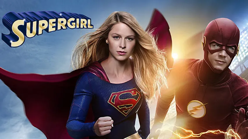 Supergilrl y Flash