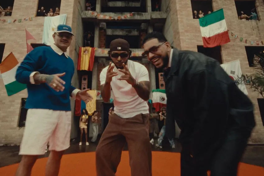 Kapo, Gangsta y Ryan Castro en el video oficial de "Dónde"