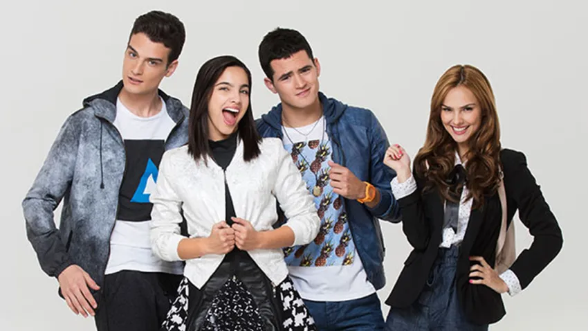 Elenco de Yo soy Franky: Eduardo Pérez, María Gabriela de Faría, Martín Barba, Danielle Arciniegas