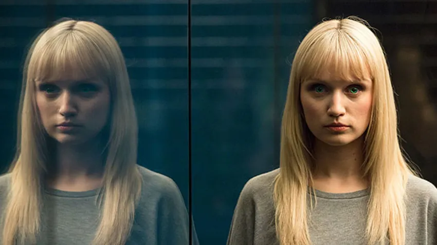 Emily Berrington en la serie Humans