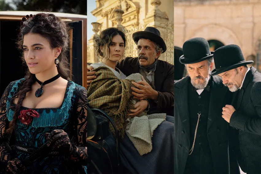 Escenas de películas italianas ambientadas en el siglo XIX 