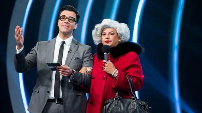 El Gato y Barbarita en el set de Sábados Felices