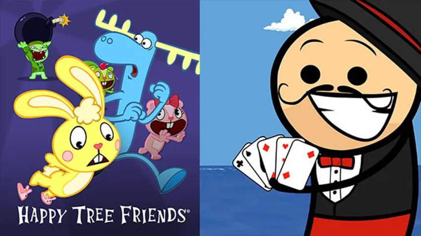 Personajes de Happy Tree Friends y Cyanide and Happiness
