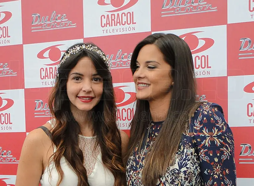 Maleja Restrepo y Marianela González en el Lanzamiento para medios de Dulce Amor, el Encanto de lo Prohibido