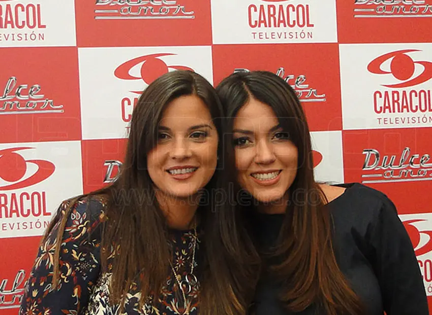 Marianela González y Lina Castrillón en el Lanzamiento para medios de Dulce Amor, el Encanto de lo Prohibido