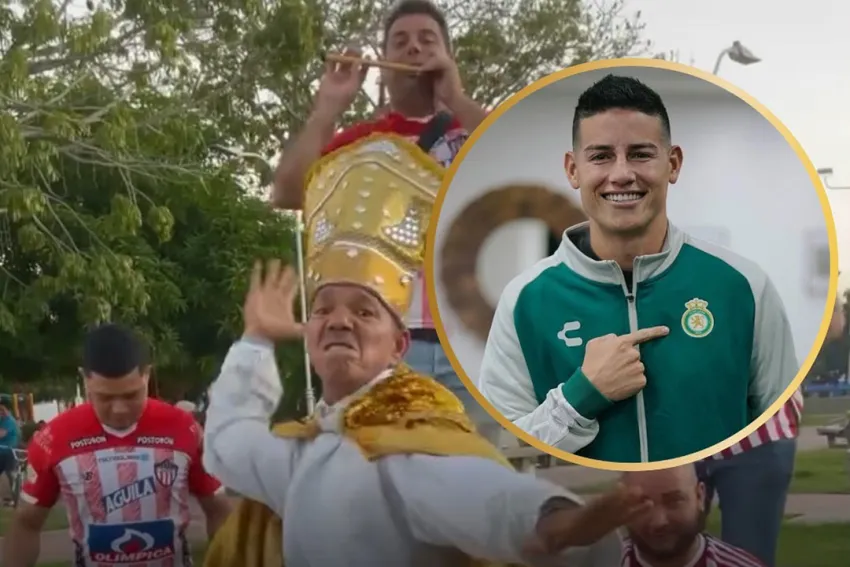 James Rodríguez protagoniza letanías del Carnaval de Barranquilla