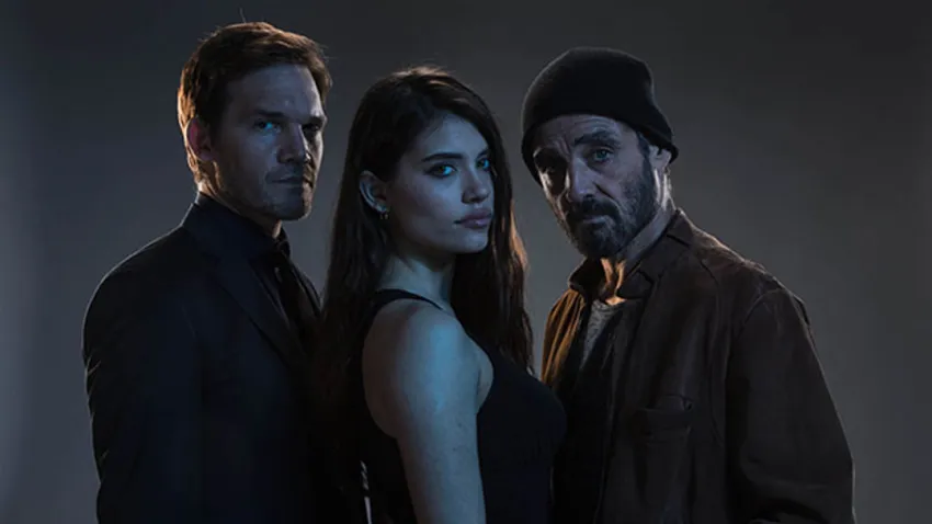 Eva de Dominici, Germán Palacios y Juan Manuel Gil Navarro, protagonistas de "La Fragilidad de los Cuerpos"