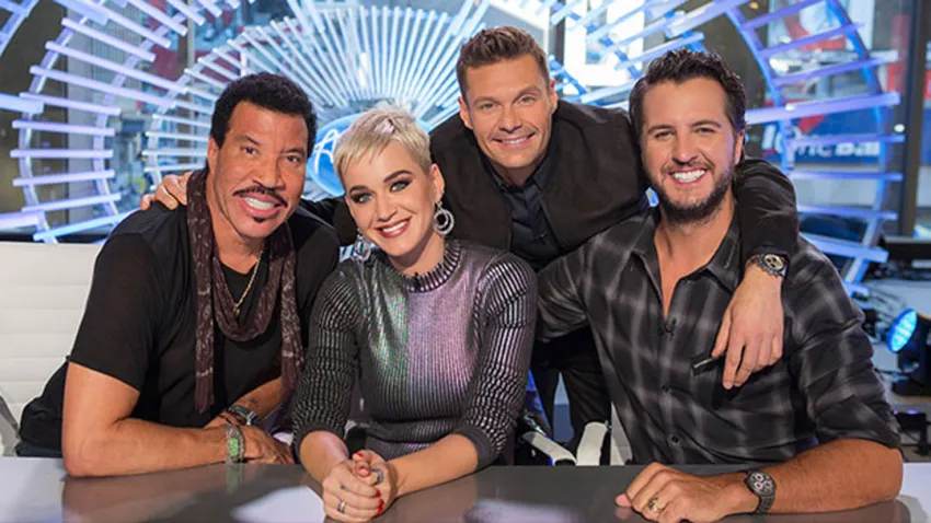 Lionel Richie, Katy Perry, Ryan Seacrest y Luke Bryan - American Idol