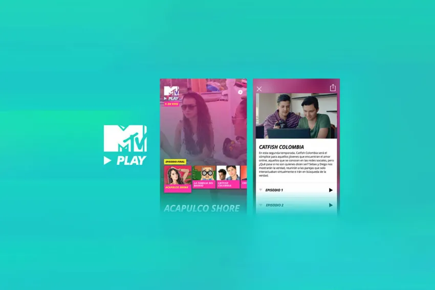 Interfaz gráfica de MTV Play