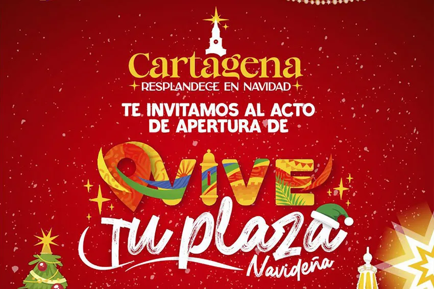 Cartagena Vive tu plaza navideña 2024