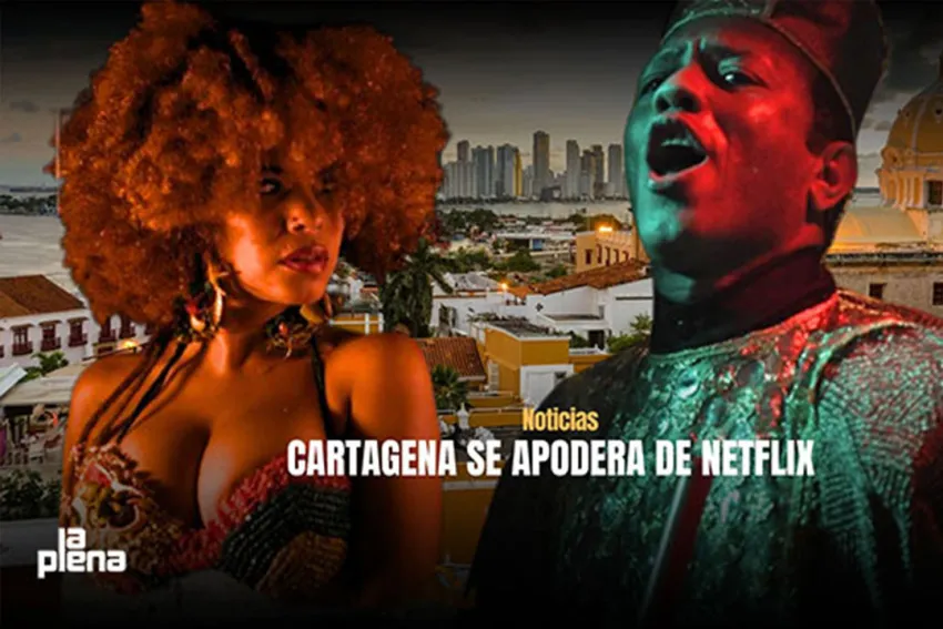 Delly Delanois y Jhon Narváez en Netflix