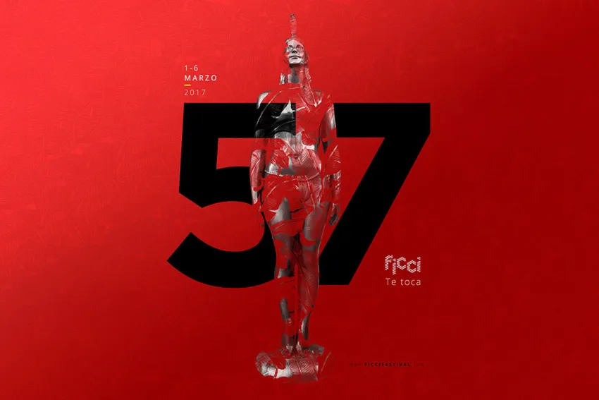 Afiche Oficial del Festival Internacional de Cine de Cartagena de Indias - FICCI 57