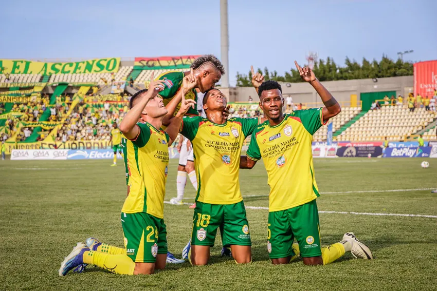 Real Cartagena goleó 5-0 a Bogotá FC