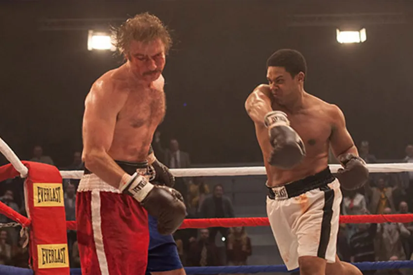 Pelea de boxeo en The Bleeder, la verdadera historia de Rocky Balboa