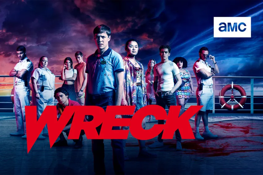 Póster de "Wreck ", serie británica de terror