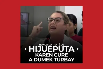 Nunca lo traté de Hijueputa - Karen Cure a Dumek Turbay