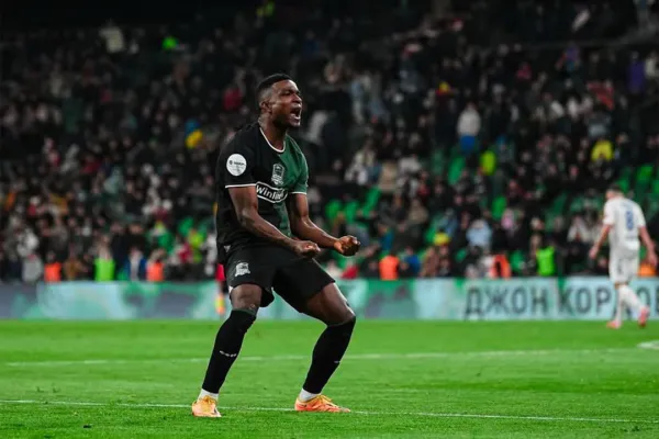 Jhon Córdoba en el Krasnodar de Rusia