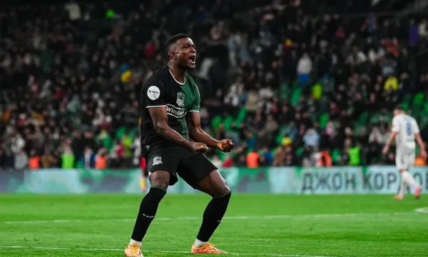 Jhon Córdoba en el Krasnodar de Rusia