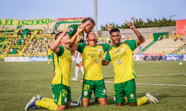 Real Cartagena goleó 5-0 a Bogotá FC
