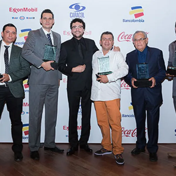 Ganadores Titanes Caracol 2016 junto a Andrés Cepeda