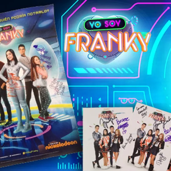 Póster y postales de Yo soy Franky, autografiados