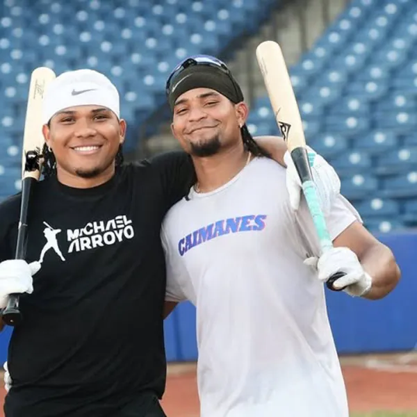 Michael Arroyo y Carlos Arroyo - Beisbolistas cartageneros