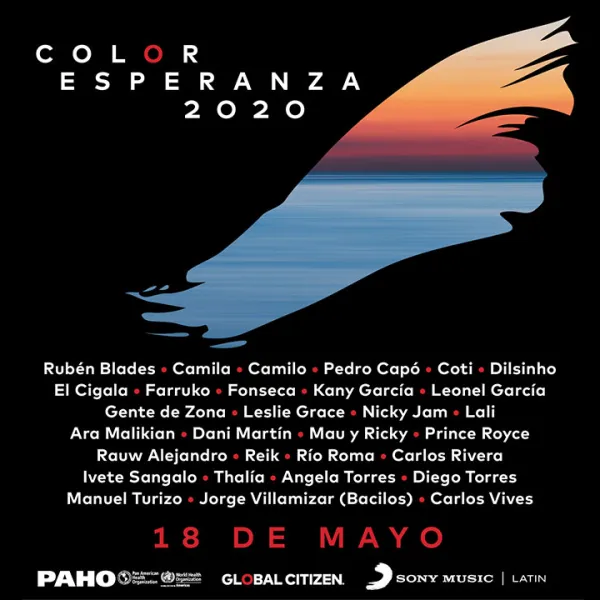 Color Esperanza 2020: una colaboración histórica entre varios artistas latinos