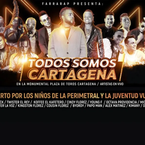 Todos Somos Cartagena, el Concierto de Kevin Flórez en pro de los niños de la Perimetral