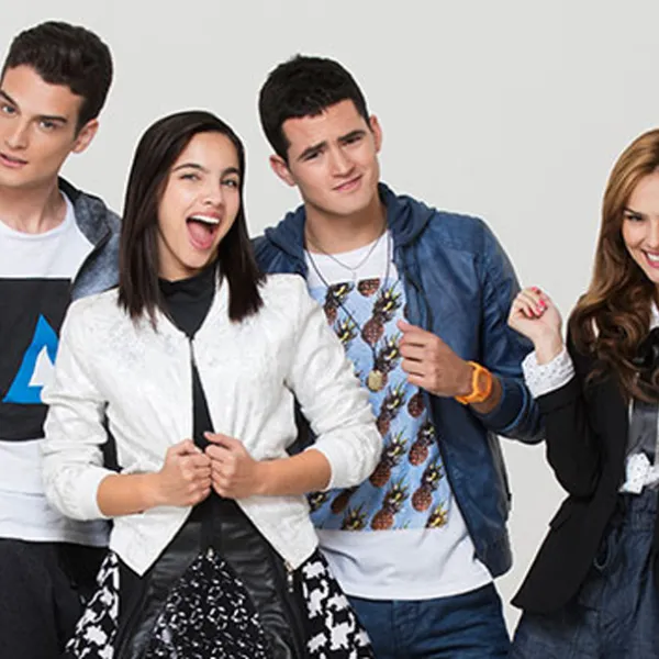 Elenco de Yo soy Franky: Eduardo Pérez, María Gabriela de Faría, Martín Barba, Danielle Arciniegas