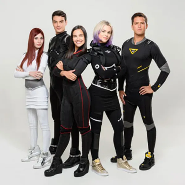 Viviana Santos, Martín Barba, María Gabriela de Faría, Isabella Castillo, Andrés Mercado, elenco de 'Yo soy Franky', serie de Nickelodeon