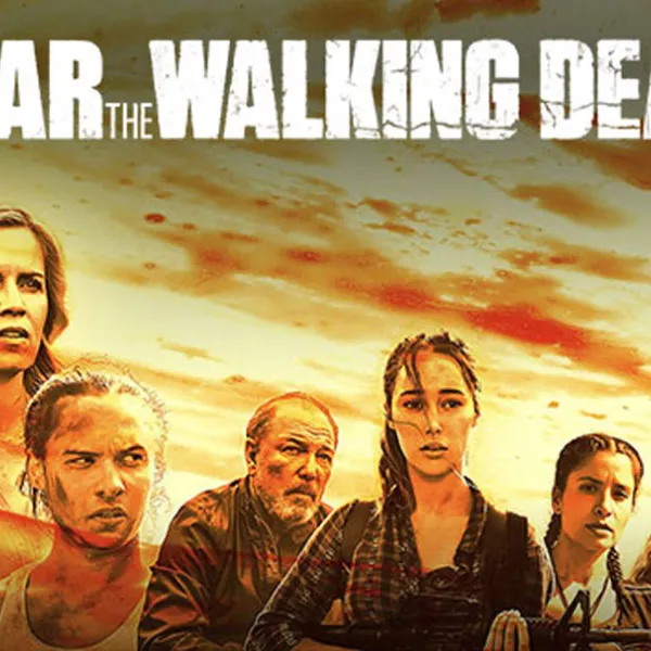 Póster con el Elenco de Fear The Walking Dead tercera temporada