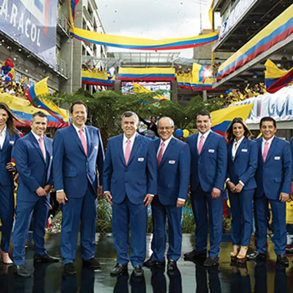 Equipo periodístico del Gol Caracol