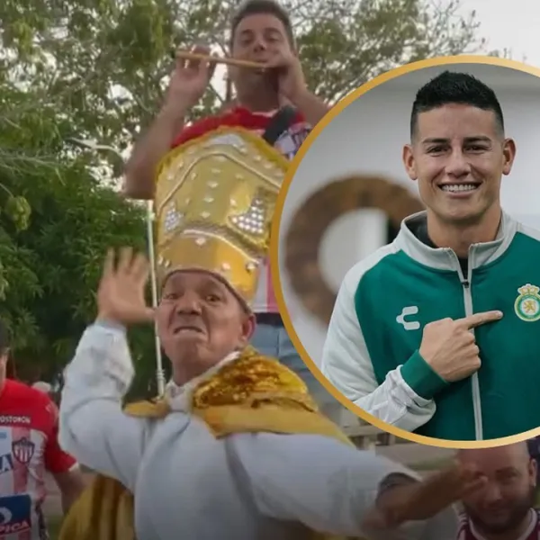 James Rodríguez protagoniza letanías del Carnaval de Barranquilla
